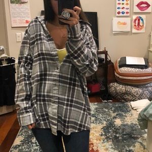 Oversized men’s flannel